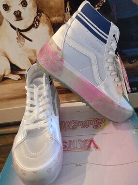 Vans Pretty Guardians Sailor Moon Sk8-Hi Stacked Platform Shoe Sneaker Womens 7